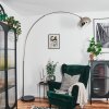 Baloca Lampa stojąca Nikiel matowy, Czarny, 1-punktowy