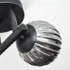 Chehalis lampa sufitowa, kula świetlna bursztynowy, przezroczysty, przydymiony, 3-punktowe