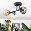 Chehalis lampa sufitowa, kula świetlna bursztynowy, przezroczysty, przydymiony, 3-punktowe