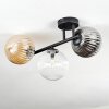 Chehalis Lampa sufitowa, Kula świetlna W kolorze bursztynu, Przezroczysty, Przydymiony, 3-punktowe
