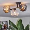 Chehalis Lampa sufitowa, Kula świetlna W kolorze bursztynu, Przezroczysty, Przydymiony, 3-punktowe