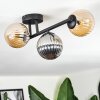 Chehalis lampa sufitowa, kula świetlna bursztynowy, przydymiony, 3-punktowe