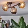 Chehalis Lampa sufitowa, Kula świetlna W kolorze bursztynu, Przydymiony, 3-punktowe