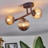 Chehalis lampa sufitowa, kula świetlna bursztynowy, przydymiony, 3-punktowe