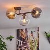 Gastor lampa sufitowa, kula świetlna bursztynowy, przezroczysty, przydymiony, 3-punktowe