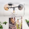 Gastor lampa sufitowa, kula świetlna bursztynowy, przezroczysty, przydymiony, 3-punktowe