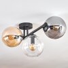 Gastor lampa sufitowa, kula świetlna bursztynowy, przezroczysty, przydymiony, 3-punktowe