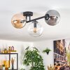 Gastor lampa sufitowa, kula świetlna bursztynowy, przezroczysty, przydymiony, 3-punktowe