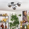 Gastor Lampa sufitowa, Kula świetlna Chrom, Przydymiony, 3-punktowe