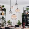 Koyoto Lampa wisząca, Kula świetlna, Lampa wiszącego klastra W kolorze bursztynu, Przezroczysty, Przydymiony, 5-punktowe