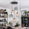 Koyoto Lampa wisząca, Kula świetlna, Lampa wiszącego klastra W kolorze bursztynu, Przezroczysty, Przydymiony, 5-punktowe