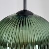 Koyoto lampa wisząca, kula świetlna, lampa wisząca kaskadowa niebeieski, zielony, miedziany, 5-punktowe