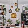 Koyoto Lampa wisząca, Kula świetlna, Lampa wiszącego klastra Niebeieski, Złoty, Zielony, W kolorze miedzi, 5-punktowe