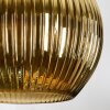 Koyoto Lampa wisząca, Kula świetlna, Lampa wiszącego klastra 35 cm Niebeieski, Złoty, Zielony, W kolorze miedzi, 4-punktowe