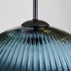 Koyoto Lampa wisząca, Kula świetlna, Lampa wiszącego klastra 35 cm Niebeieski, Złoty, Zielony, W kolorze miedzi, 4-punktowe