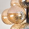 Chehalis lampa sufitowa, kula świetlna 39 cm LED bursztynowy, 13-punktowe