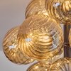 Chehalis Lampa sufitowa, Kula świetlna 39 cm LED W kolorze bursztynu, 13-punktowe