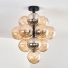 Chehalis Lampa sufitowa, Kula świetlna 39 cm LED W kolorze bursztynu, 13-punktowe