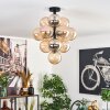 Chehalis Lampa sufitowa, Kula świetlna 39 cm LED W kolorze bursztynu, 13-punktowe
