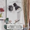 Farel Lampa ścienna, Spot ścienny Chrom, Czarny, 1-punktowy