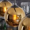 Koyoto Lampa wisząca, Kula świetlna, Lampa wisząca Złoty, 4-punktowe