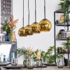 Koyoto Lampa wisząca, Kula świetlna, Lampa wisząca Złoty, 4-punktowe