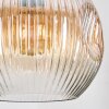 Ripoll Lampa wisząca, Kula świetlna, Lampa wiszącego klastra W kolorze bursztynu, Przezroczysty, Przydymiony, 5-punktowe