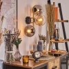 Gastor Kula świetlna, Lampa ścienna Złoty, Czarny, 3-punktowe