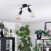 Geira Lampa sufitowa Czarny, 2-punktowe