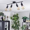 Geira Lampa sufitowa Czarny, 4-punktowe