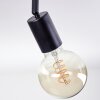 Geira Lampa sufitowa Czarny, 4-punktowe