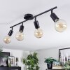 Geira Lampa sufitowa Czarny, 4-punktowe