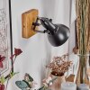 Hagan Lampa ścienna, Spot ścienny Chrom, Ecru, Czarny, 1-punktowy