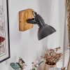 Hagan Lampa ścienna, Spot ścienny Chrom, Ecru, Czarny, 1-punktowy