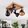 Hagan Lampa sufitowa, Spot sufitowy Chrom, Ecru, Czarny, 4-punktowe