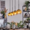 Koyoto Lampa wisząca, Kula świetlna, Lampa wisząca Złoty, Przezroczysty, 4-punktowe