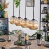 Koyoto Lampa wisząca, Kula świetlna, Lampa wisząca W kolorze bursztynu, 4-punktowe