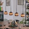 Koyoto lampa wisząca, kula świetlna, lampa wisząca miedziany, 4-punktowe