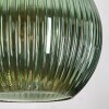 Koyoto lampa wisząca, kula świetlna, lampa wisząca kaskadowa niebeieski, zielony, miedziany, 5-punktowe