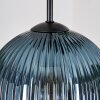 Koyoto lampa wisząca, kula świetlna, lampa wisząca kaskadowa niebeieski, złoty, zielony, 5-punktowe
