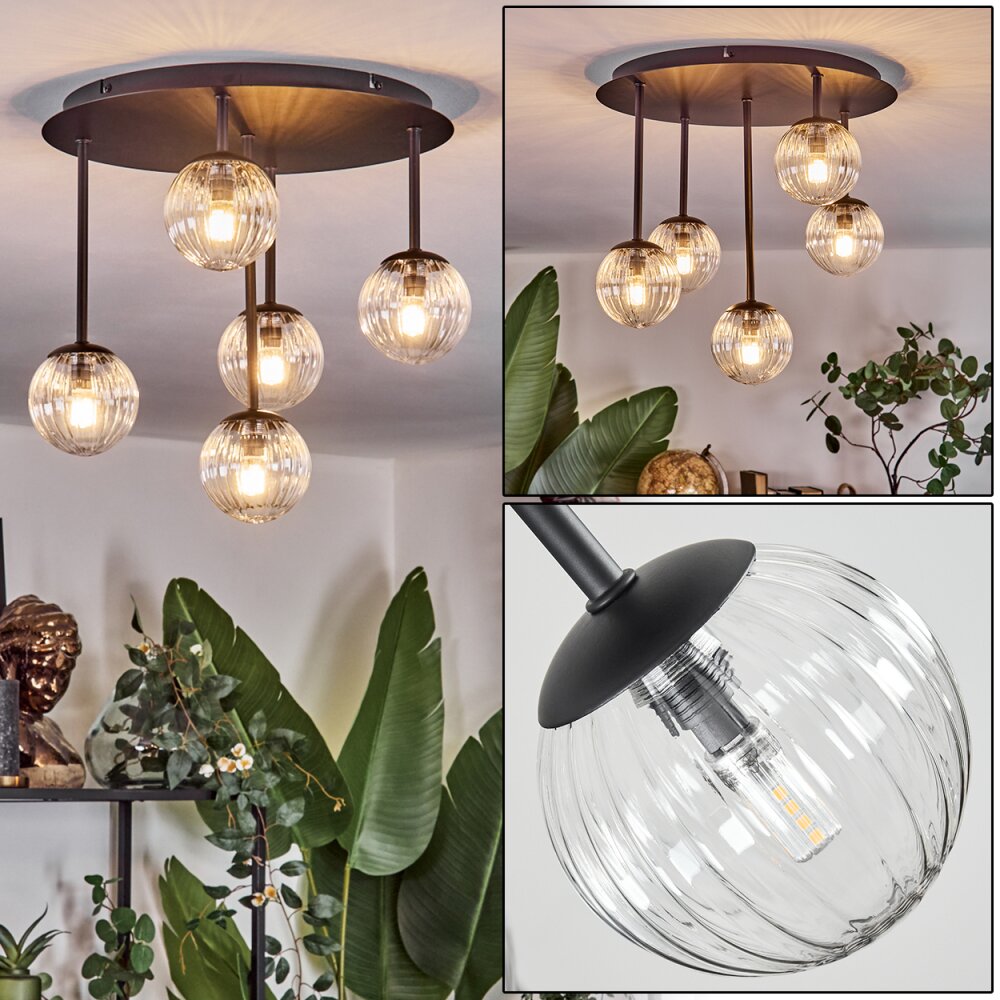 Chehalis Lampa sufitowa, Kula świetlna Przezroczysty, 5-punktowe main product photo