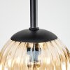 Chehalis Lampa sufitowa, Kula świetlna W kolorze bursztynu, 5-punktowe