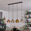Koyoto Lampa wisząca, Kula świetlna, Lampa wisząca Złoty, Przezroczysty, W kolorze miedzi, Przydymiony, 4-punktowe