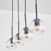 Ripoll Lampa wisząca, Kula świetlna, Lampa wisząca Przezroczysty, 4-punktowe