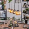 Ripoll Lampa wisząca, Kula świetlna, Lampa wisząca W kolorze bursztynu, Przezroczysty, Przydymiony, 4-punktowe