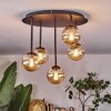 Chehalis Lampa sufitowa, Kula świetlna 39.5 cm W kolorze bursztynu, 5-punktowe