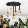 Chehalis Lampa sufitowa, Kula świetlna 39.5 cm W kolorze bursztynu, 5-punktowe