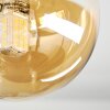 Chehalis Lampa sufitowa, Kula świetlna 39.5 cm W kolorze bursztynu, 5-punktowe