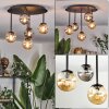 Chehalis lampa sufitowa, kula świetlna 39.5 cm bursztynowy, przydymiony, 5-punktowe