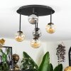 Chehalis Lampa sufitowa, Kula świetlna 39.5 cm W kolorze bursztynu, Przydymiony, 5-punktowe